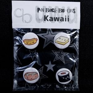 Kawaii Food Pin Set